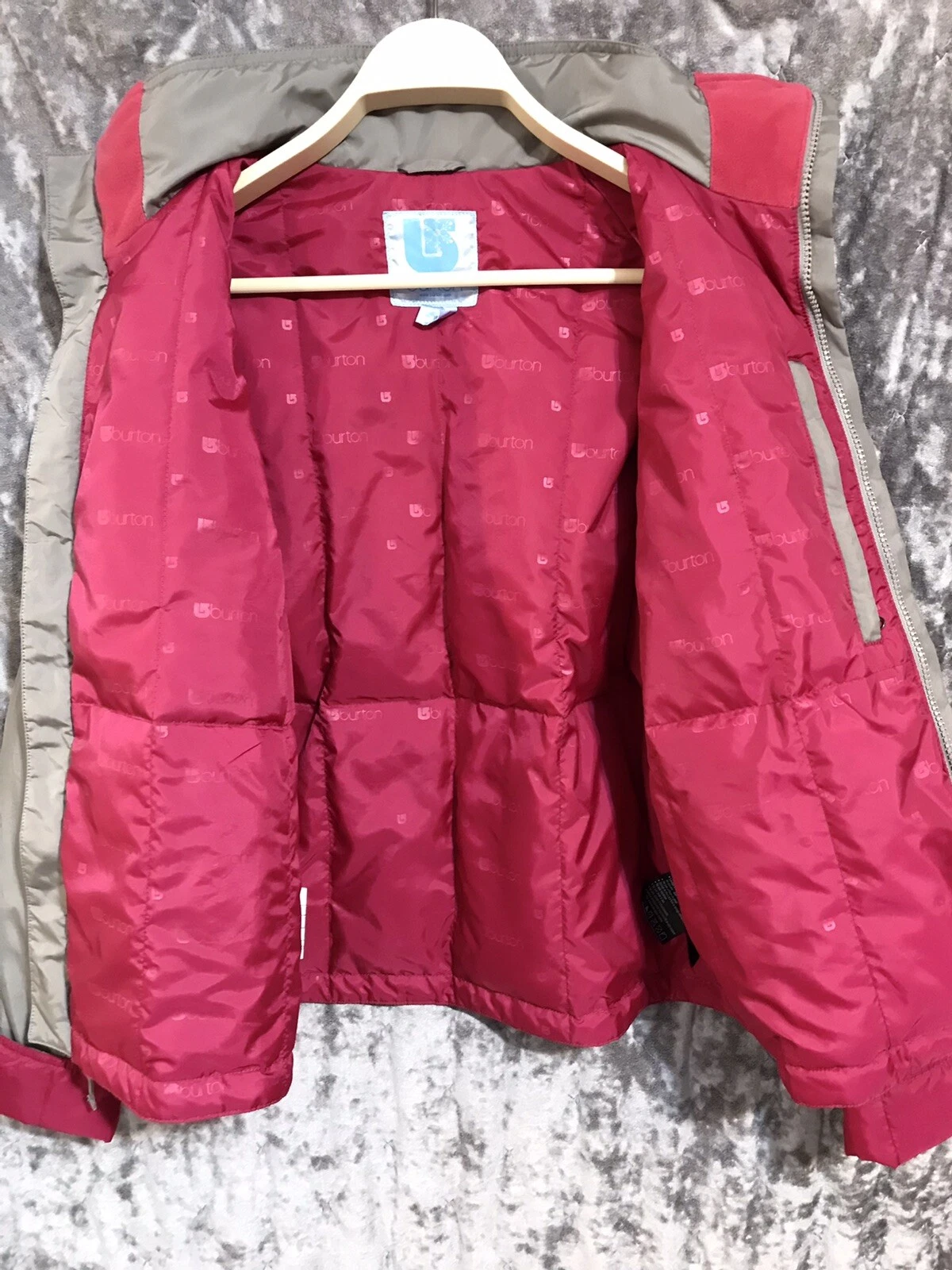 burton down excellent jacket