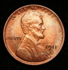 1911 Lincoln Wheat Cent   BU