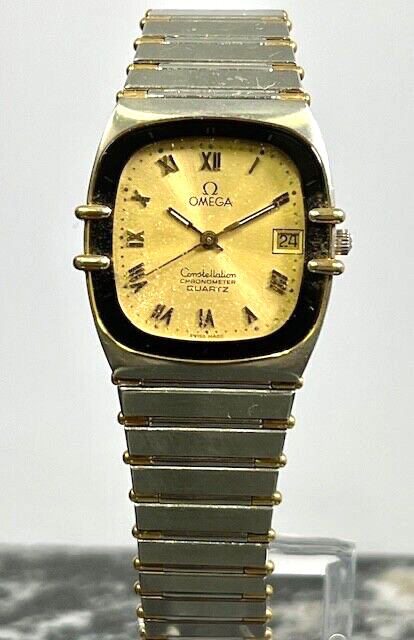 Vintage Omega Constellation Manhattan Quartz Stainless steel & 18k yellow gold