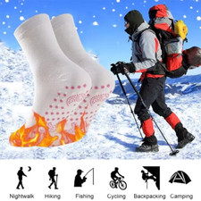 Winter selbst heizende Socken Unisex Weiß Gr...