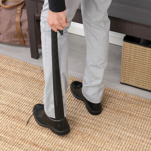 2x IKEA Metal Shoehorn Extra Long Handle Shoe Horn Easy Grip Shoes