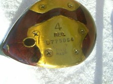 VINTAGE H B CUSTOM MADE PERSIMMON 4 WOOD Pretty golf club