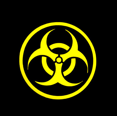 Neon Aufkleber Zombie Outbreak Auto Sticker Tuning Dead Team Walking Biohazard