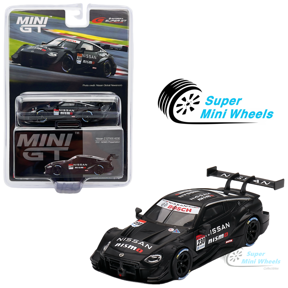 Mini GT 1:64 Nissan Z GT500 #230 2021 NISMO Presentation