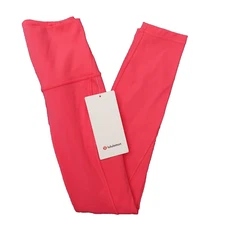 New Lululemon Size 2 Align High Rise Pant 25" Pockets GLZP Glaze Pink $128