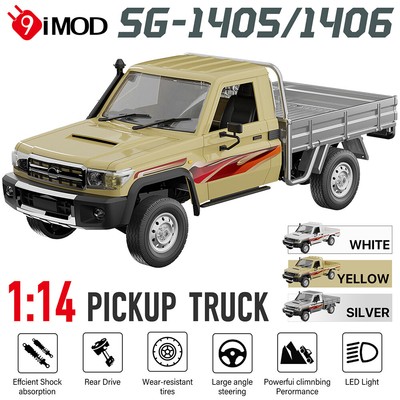 RC Pickup SG-1405/1406 2.4G 1/16 Truck 2WD 15 km/h Remote Controller RTR Toys