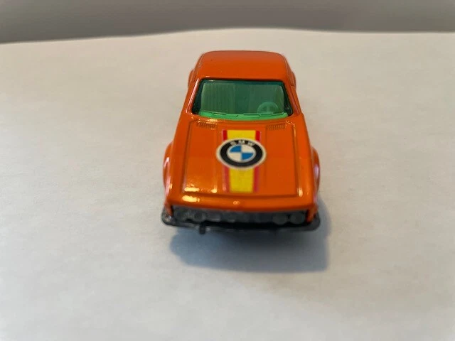 Caixa de fósforos vintage super rápida BMW Lesney nº 45 1976 Laranja - Imagem 3 de 4