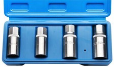 4 tlg Steckschl&uuml;ssel Satz Stehbolzen Ausdreher Gewinde 1/2 Ausdreher 6,8,10,12mm
