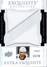 2021-22 Exquisite Collection Extra Exquisite Jerseys #ECEMP Max Pacioretty /99