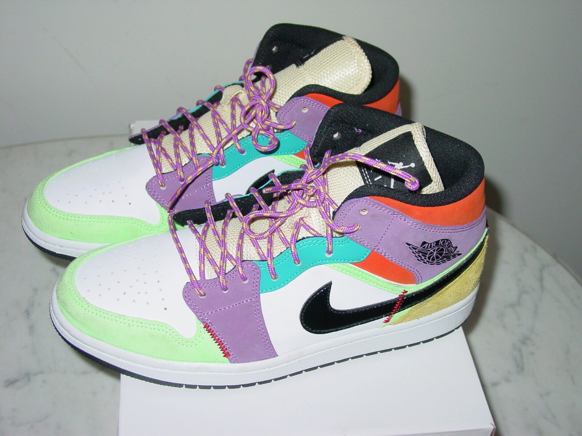 WMNS AIR JORDAN 1 MID【ライトバイオレット】28cm ナイキ Air Jordan 1 Mid SE Women's Shoes. Nike JP