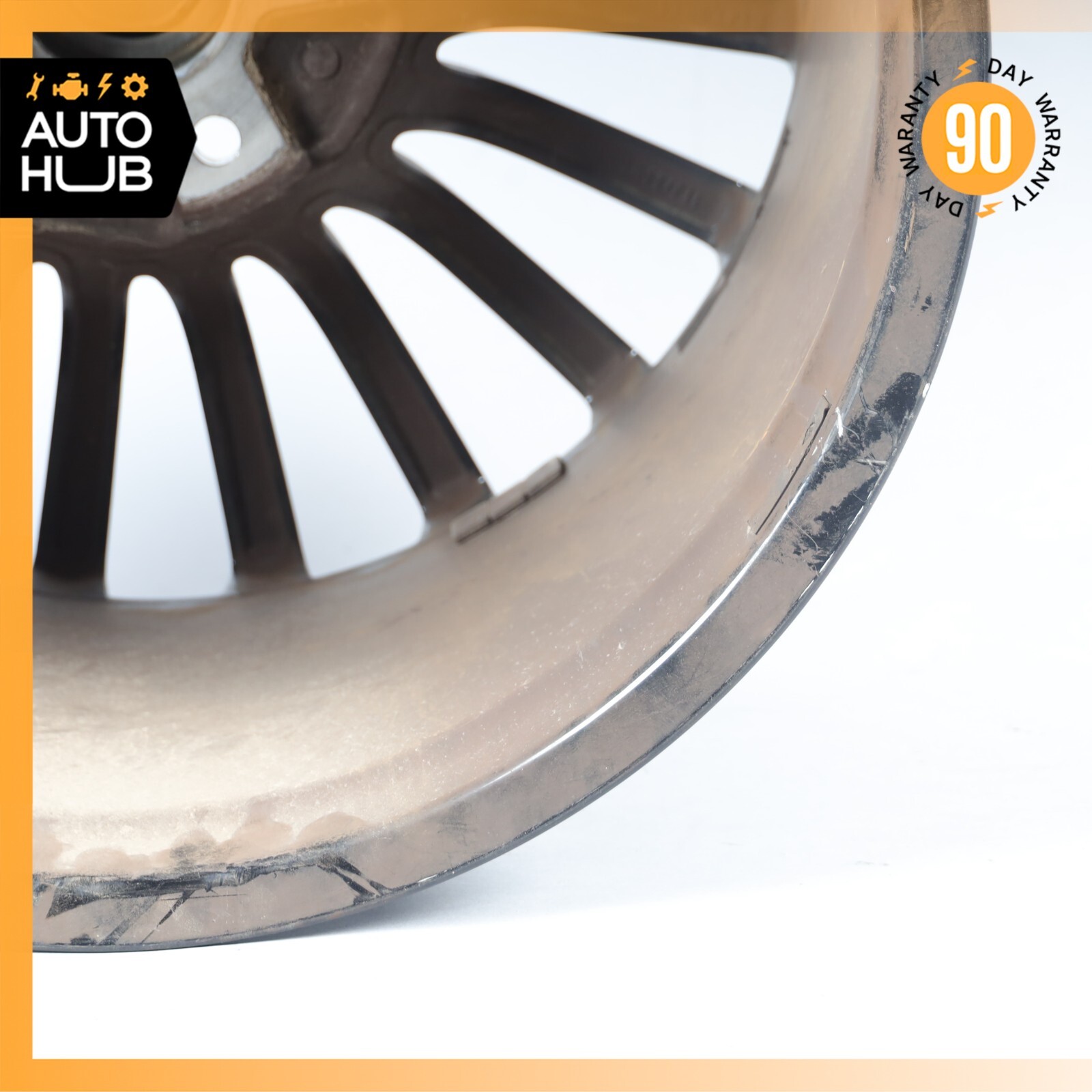 10-19 Aston Martin Rapide 11 x 20 20" Rear Wheel Rim Black Diamond Turned OEM