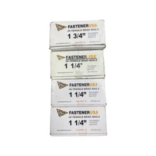 FASTENER USA GALVANIZED 18 GAUGE HI-TENSILE BRAD NAILS BOXES 1-1/4"  (EPJ018546)
