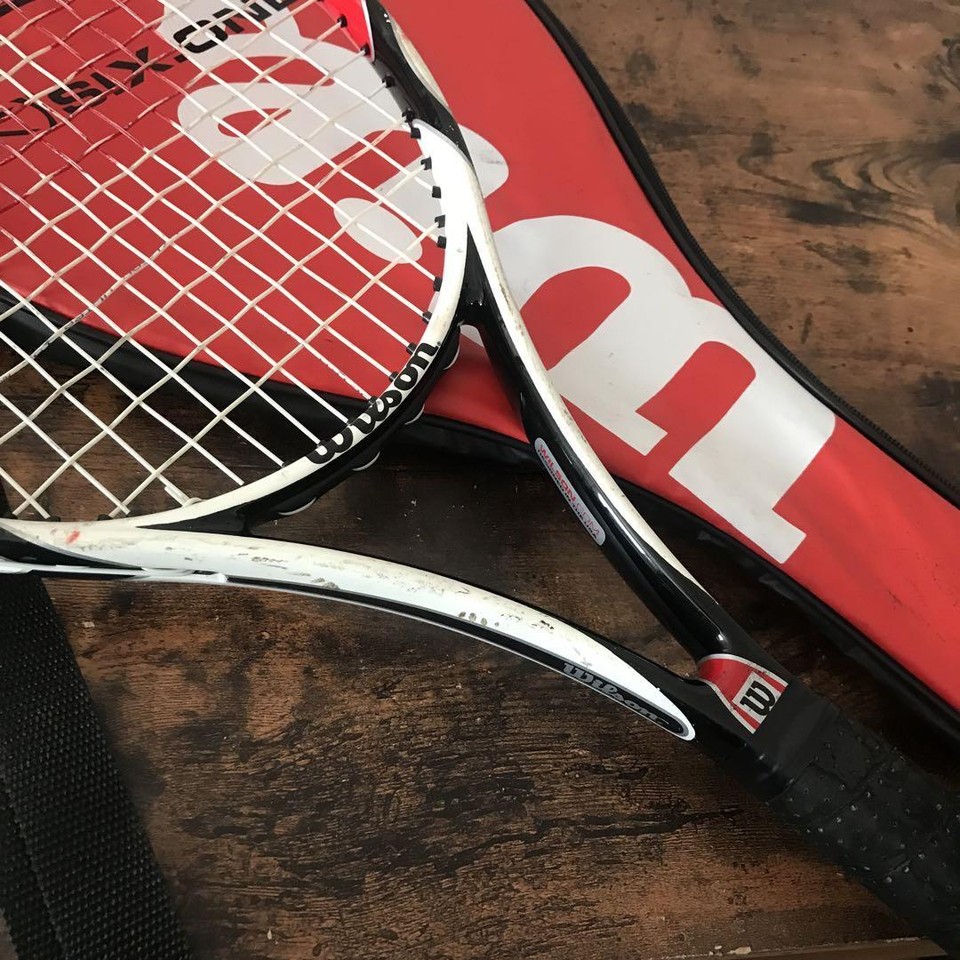 Tennis Racket Wilson Six One 26Jr With Case eBay