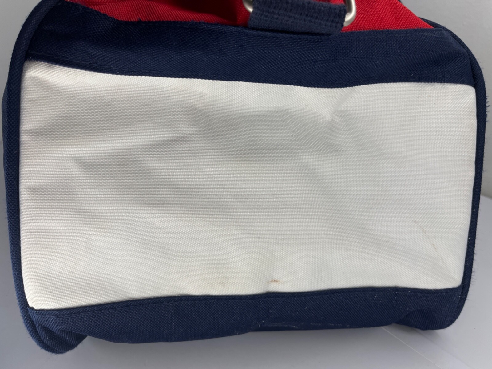 Vintage Tommy Hilfiger Duffle Bag Gym Red, White & Blue Spelled Out