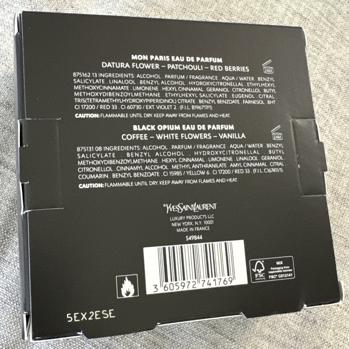 YVES Saint Laurent YSL MINI EAU DE PERFUM GIFT SET-MON PARIS