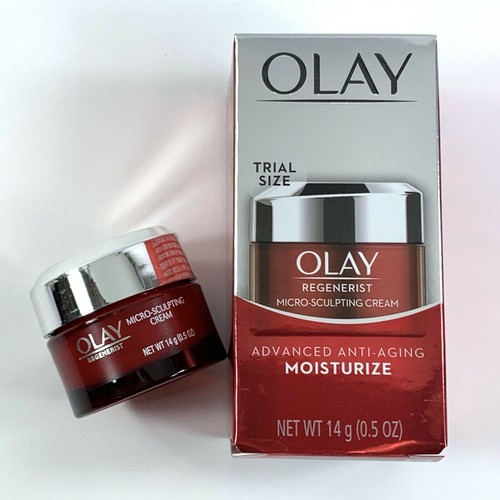 Crema hidratante microesculpidora Olay Regenerist tamaño de prueba• 1 tarro y 1 botella - Imagen 3 de 3