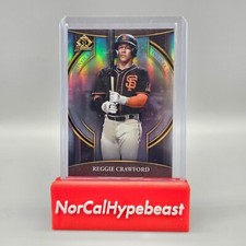 2023 Bowman Chrome Baseball Reggie Crawford BI-13 Invicta Insert Giants B
