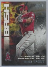 2020 Stadium Club Bash and Burn #BAB2 Mike Trout Los Angeles Angels
