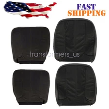 For 2003-2005 Dodge Ram 1500 2500 3500 SLT ST Front Cloth Seat Cover Dark Gray