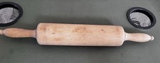 Vintage Wooden Rolling Pin  17" Wooden Handles - Baking - GRANDMA'S