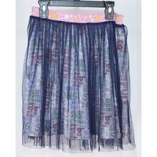 Matilda Jane Blue Mesh Tulle Skirt Girls Size 16 NWT Boho Twirl