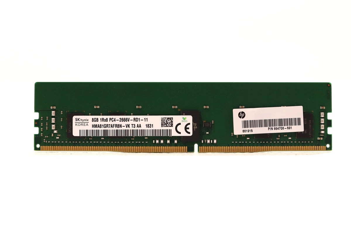 SK hynix DDR4 SDRAM Network Server 8 GB Capacity per Module Memory