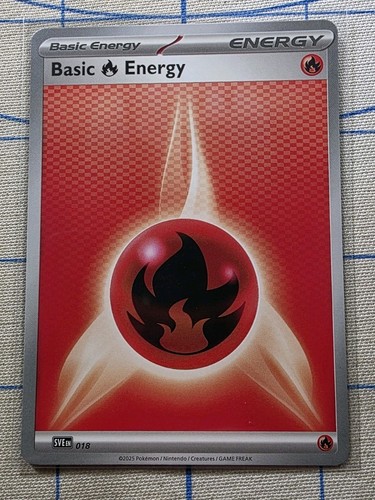 Basic Fire Energy SVE 018 | Scarlet & Violet Energies | Pokemon