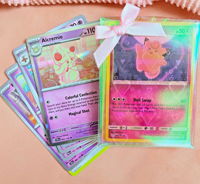 kawaii pokemon cards Cute Pokemon Printed 9-Pocket Binder – Usagi Draws