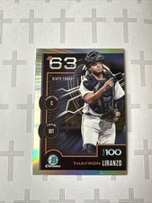 2025 Bowman Chrome Scouts Top 100 Thayron Liranzo #BTP-63 Tigers ✝️
