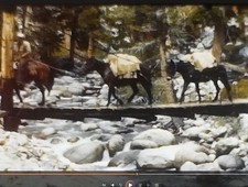 MUIR TRAIL SIERRA YOSEMITE CALIFORNIA RARE 1940s 8MM HOME Movie Film Reel C583