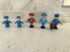 Lot Of 6 Brio Thomas The Tank Engine Conductors Police Mailman Lantern