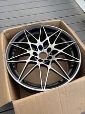 666M 20” GENUINE BMW M3 M4 FRONT ALLOY WHEEL BLACK TRANSLUCENT SHADOW 8090192