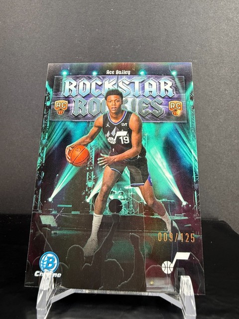 5-684 - 2025-26 Bowman Chrome - Rockstar Rookies - Ace Bailey - /125 - RC