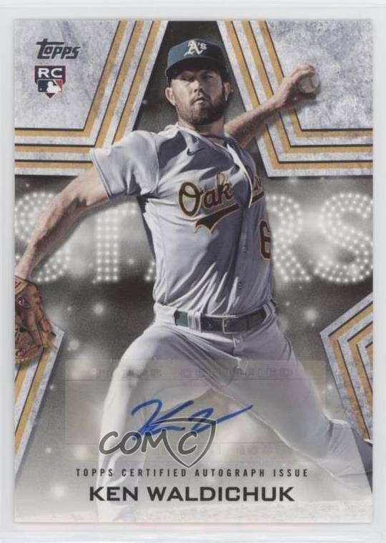 2023 Topps Series 1 Baseball Stars Ken Waldichuk #BSA-WA Rookie Auto RC 0c3e