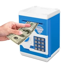 Electronic Password Piggy Bank Kids Safe Bank Mini ATM Electronic Money Save ...