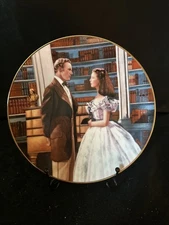 Gone With The Wind Ceramic Plate “A Declaration Of Love” 1991 By Paul Jennis