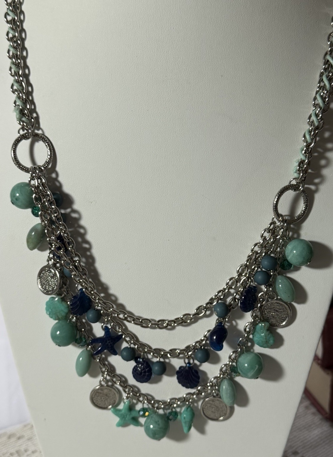 Multi-Strand Boho-Style Statement Necklace & Earr… - image 10