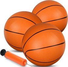 Mini Toy Basketballs, Small 6 Inch Replacment Ball for Indoor Mini Basketball Ho