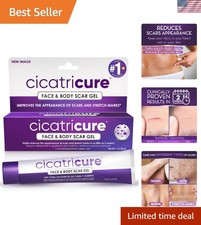 Advanced Scar Gel for Face  Body - Proven Results in 2 Weeks, Scar Treatment...