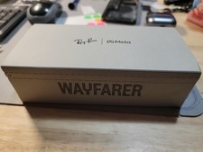 Ray-Ban Meta Wayfarer RW4006 Gen 1  Shiny Black Frame G-15 Green Lenses SEALED