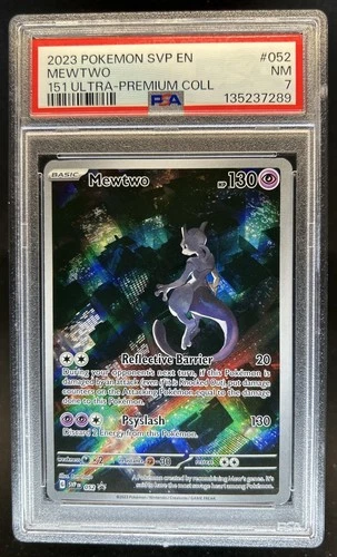 2023 Pokemon SV Black Star Promos Mewtwo #052 PSA 7