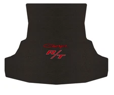 Lloyd Berber Trunk Mat for '06-10 Dodge Charger w/Red on Black Charger w/RT