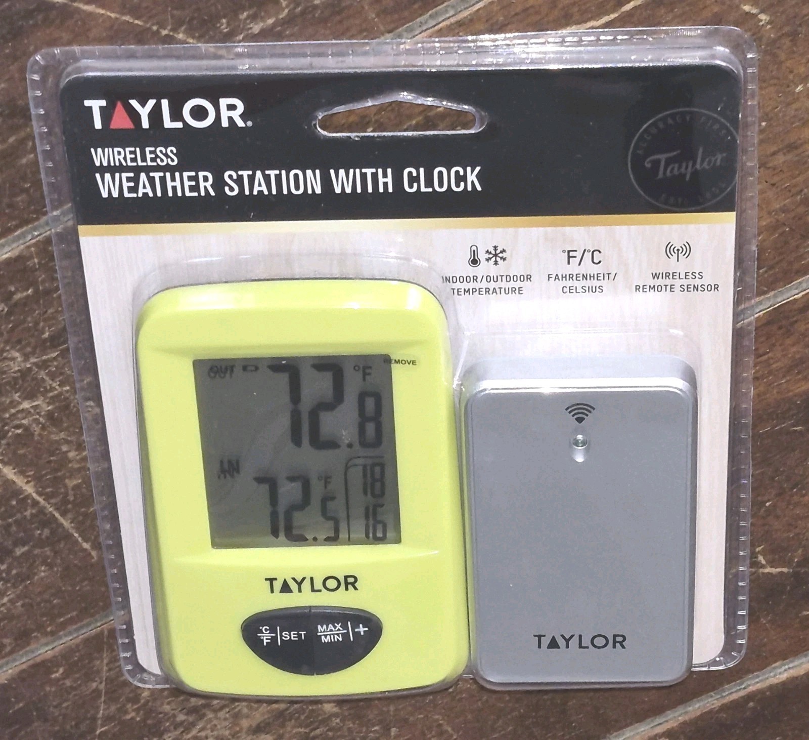 With Clock *indoor/outdoor Temperature* #1511