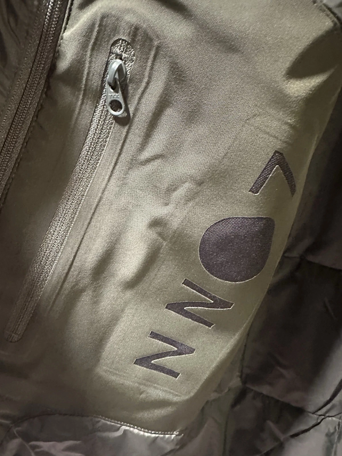 NN07 no nationality Men Green Primaloft Insulated Mid-Length Coat XL Zip/Button - product detail image 5