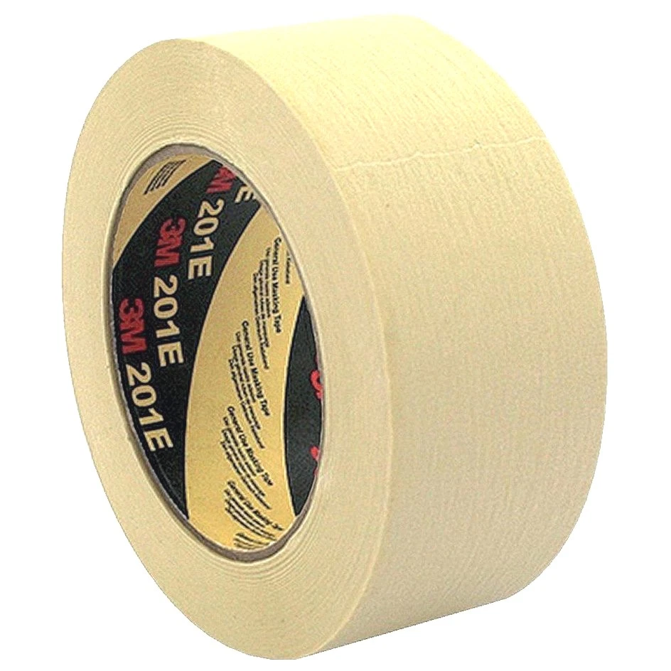 (0,04€/1m) 3M 201E, Abdeckband, Malerkrepp, Kreppband, beige