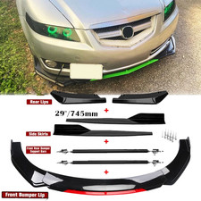 Front Bumper Lip Spoiler Splitter Body Kit Si...