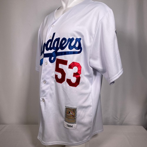 Don Drysdale #53 Los Angeles Dodgers Mitchell & Ness maglia bianca uomo 54 nuova con etichette - Foto 9 di 18