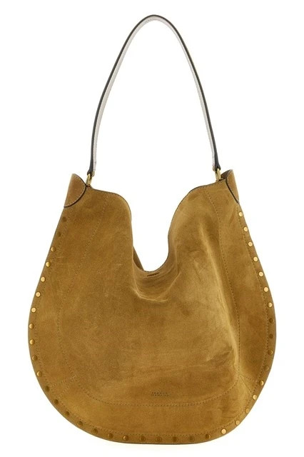 Isabel Marant Oskan Hobo Soft Brown Suede Shoulder Bag New And Authentic