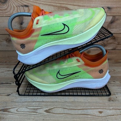 Nike Turnschuhe Damen Größe UK 4,5 Zoom Fly 3 leuchtend grün Laufen Fitnessschuhe