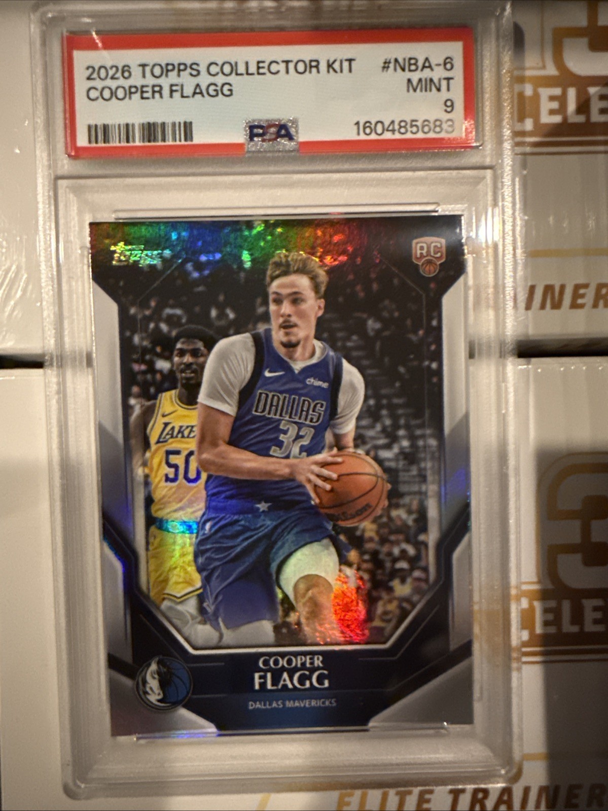 2026 Topps Collector Kit - Cooper Flagg RC #NBA-6 PSA9 Dallas Mavericks NBA